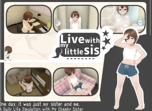【SLG/动态/3D/互动/触摸/换装】和我的小妹妹住在一起 Live with My Little Sis v1.0 安卓+PC-春日ACG